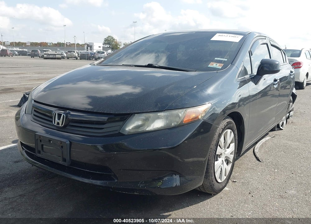 2012 HONDA CIVIC LX VIN: 2HGFB2F50CH559620