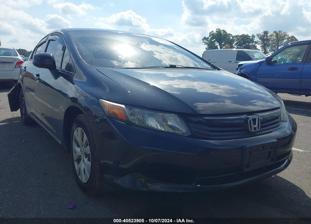 2012 HONDA CIVIC LX VIN: 2HGFB2F50CH559620