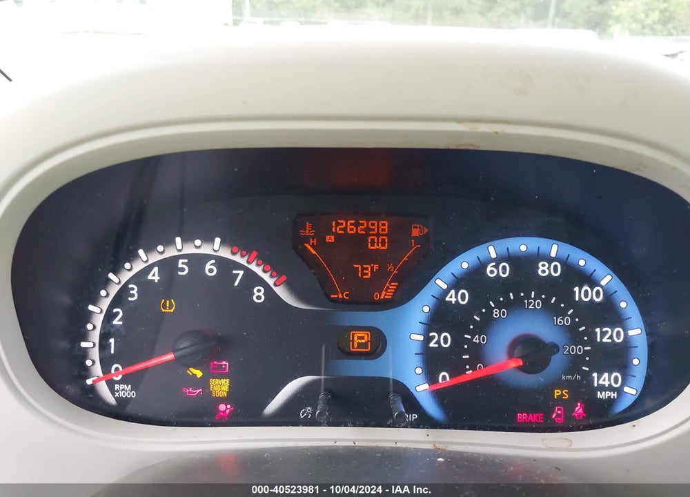 2009 NISSAN CUBE 1.8SL VIN: JN8AZ28R09T123421
