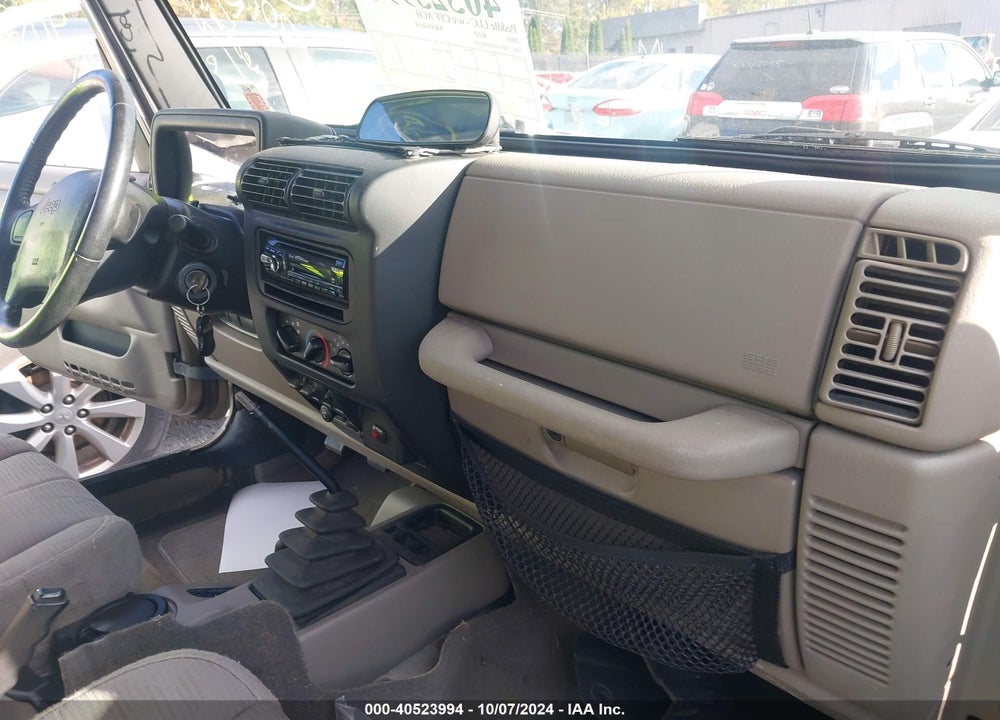 2003 JEEP WRANGLER SPORT VIN: 1J4FA49S23P302754