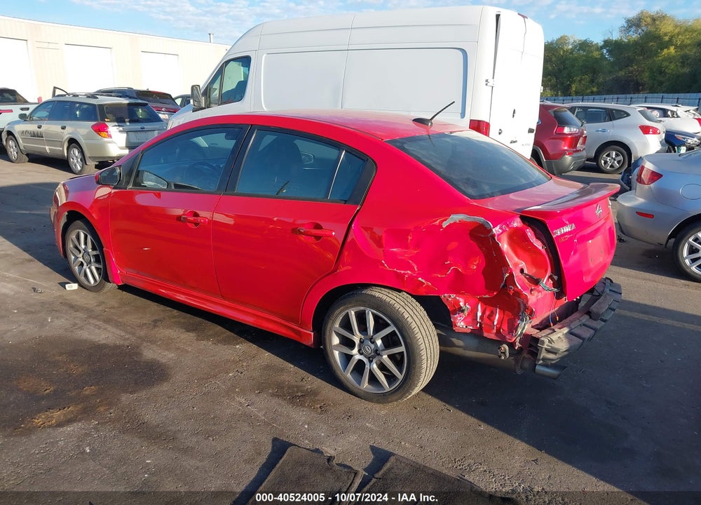 2009 NISSAN SENTRA SE-R VIN: 3N1BB61E29L645106