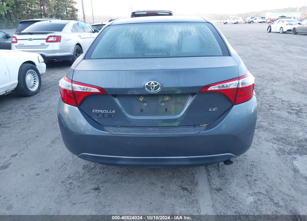 2016 TOYOTA COROLLA LE VIN: 2T1BURHE1GC707545
