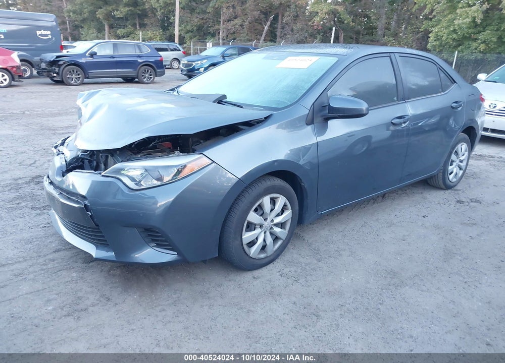 2016 TOYOTA COROLLA LE VIN: 2T1BURHE1GC707545