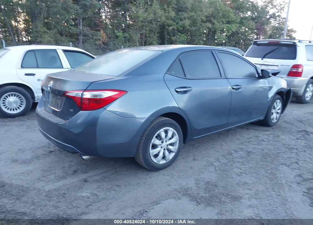 2016 TOYOTA COROLLA LE VIN: 2T1BURHE1GC707545