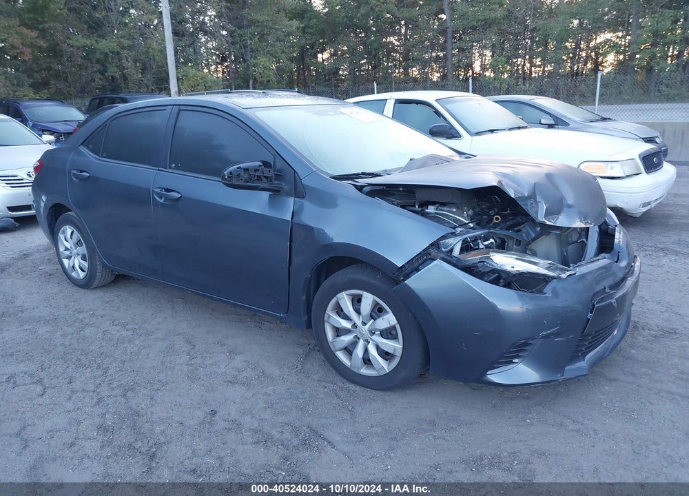 2016 TOYOTA COROLLA LE VIN: 2T1BURHE1GC707545