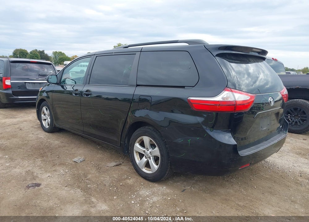 2015 TOYOTA SIENNA LE 8 PASSENGER VIN: 5TDKK3DC0FS581210