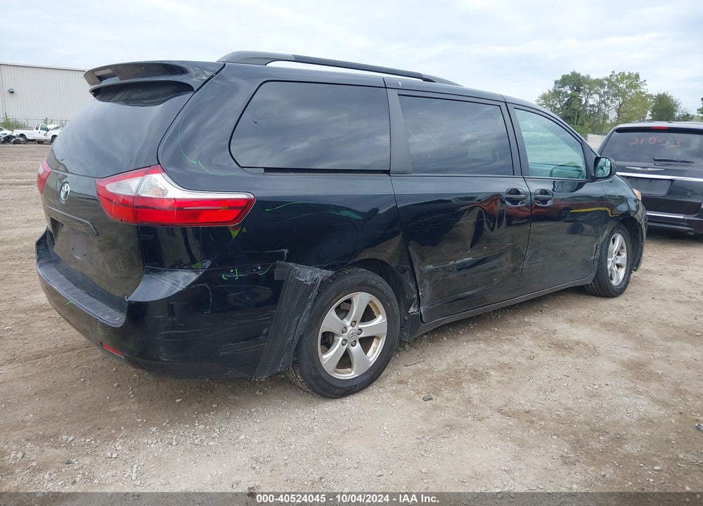 2015 TOYOTA SIENNA LE 8 PASSENGER VIN: 5TDKK3DC0FS581210