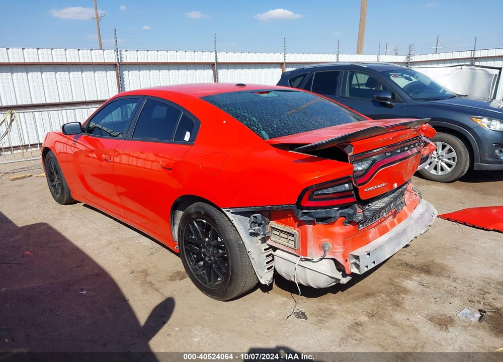 2019 DODGE CHARGER SXT RWD VIN: 2C3CDXBG9KH721022