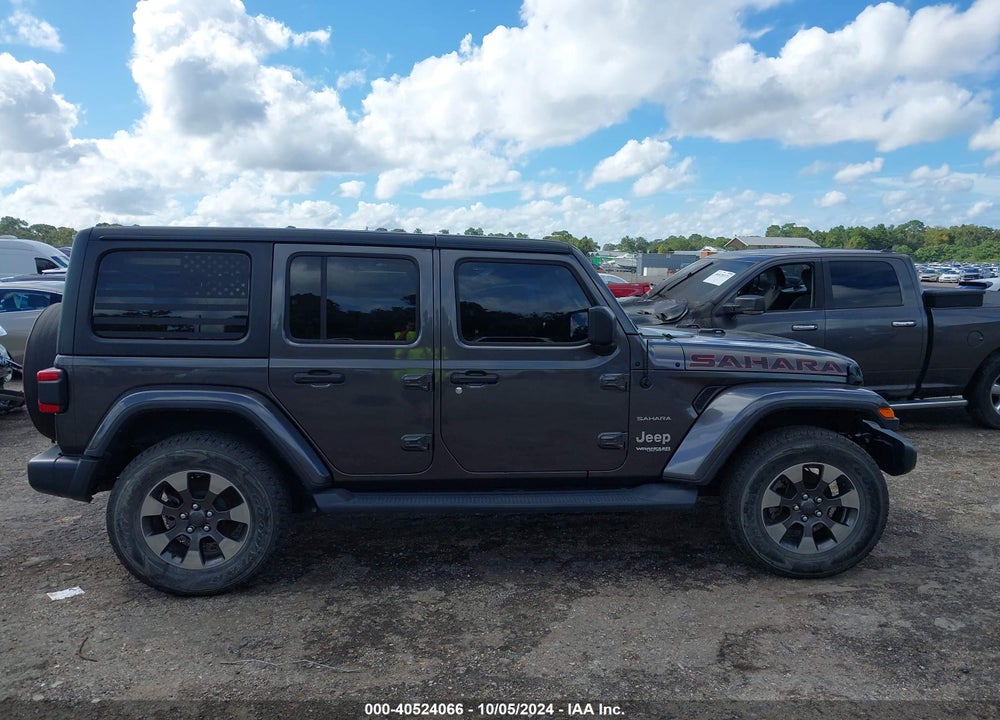 2018 JEEP WRANGLER UNLIMITED SAHARA 4X4 VIN: 1C4HJXEG7JW170238