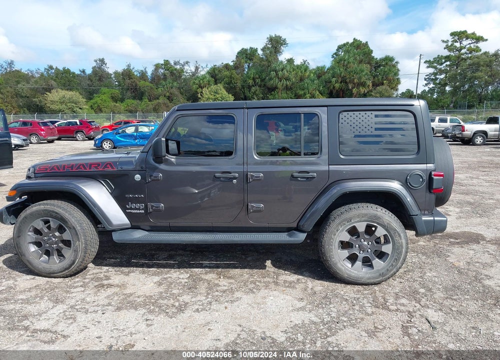 2018 JEEP WRANGLER UNLIMITED SAHARA 4X4 VIN: 1C4HJXEG7JW170238