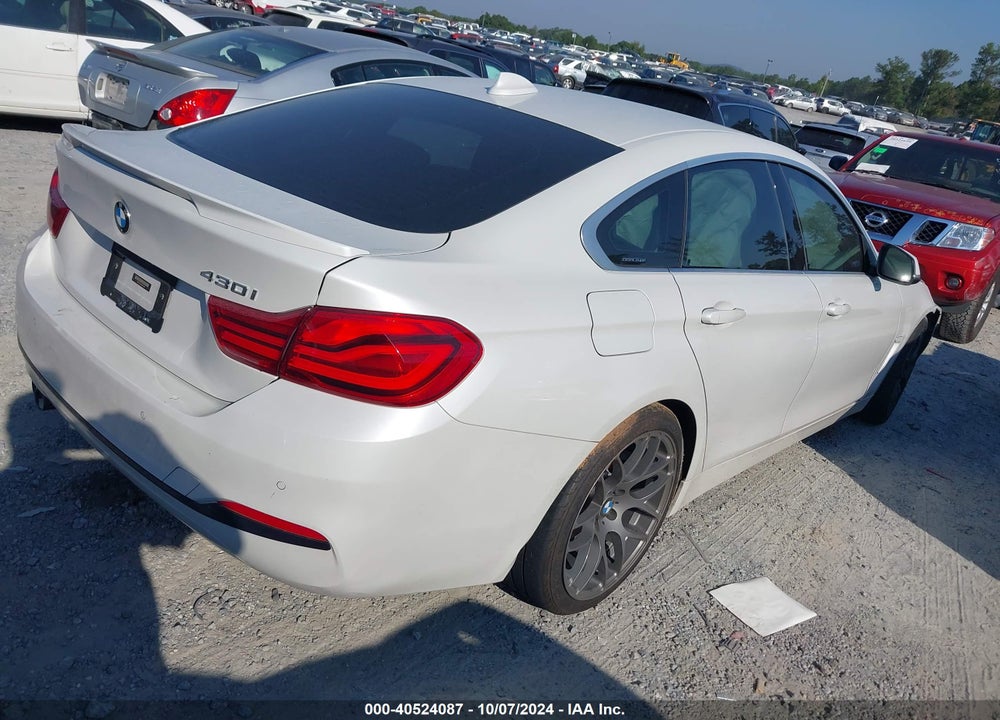 2019 BMW 430I GRAN COUPE VIN: WBA4J1C51KBM13349