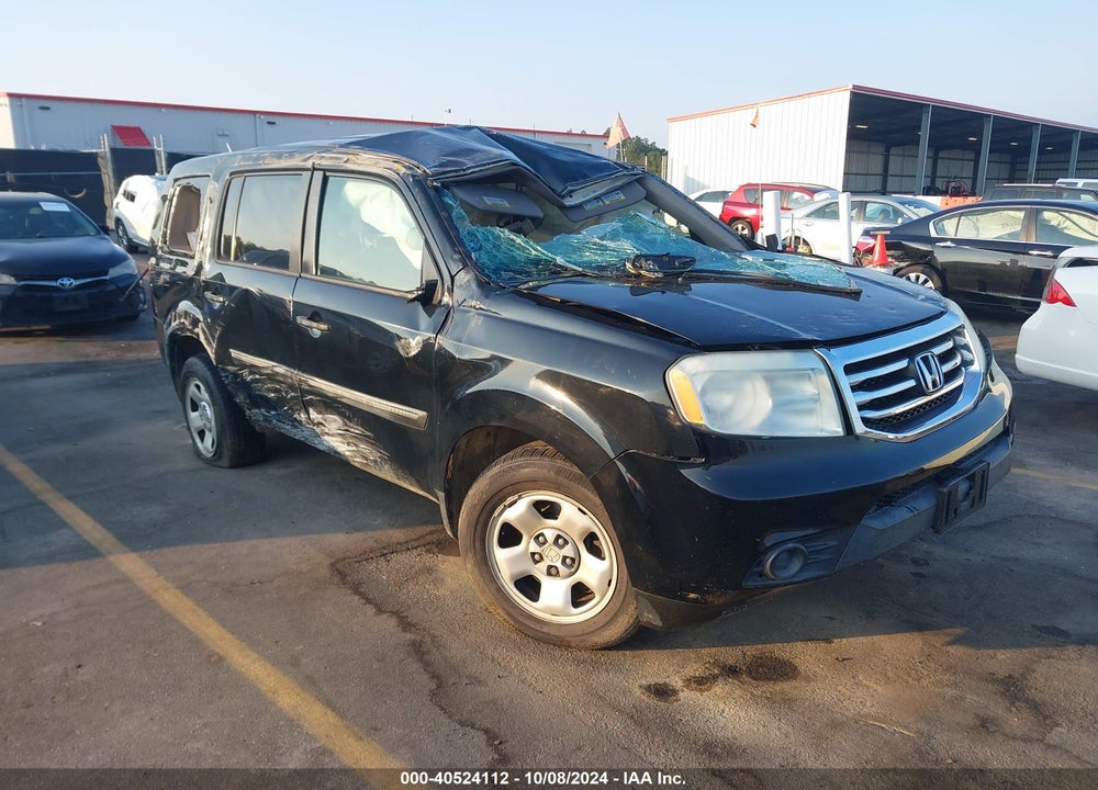 2013 HONDA PILOT LX VIN: 5FNYF3H26DB016591