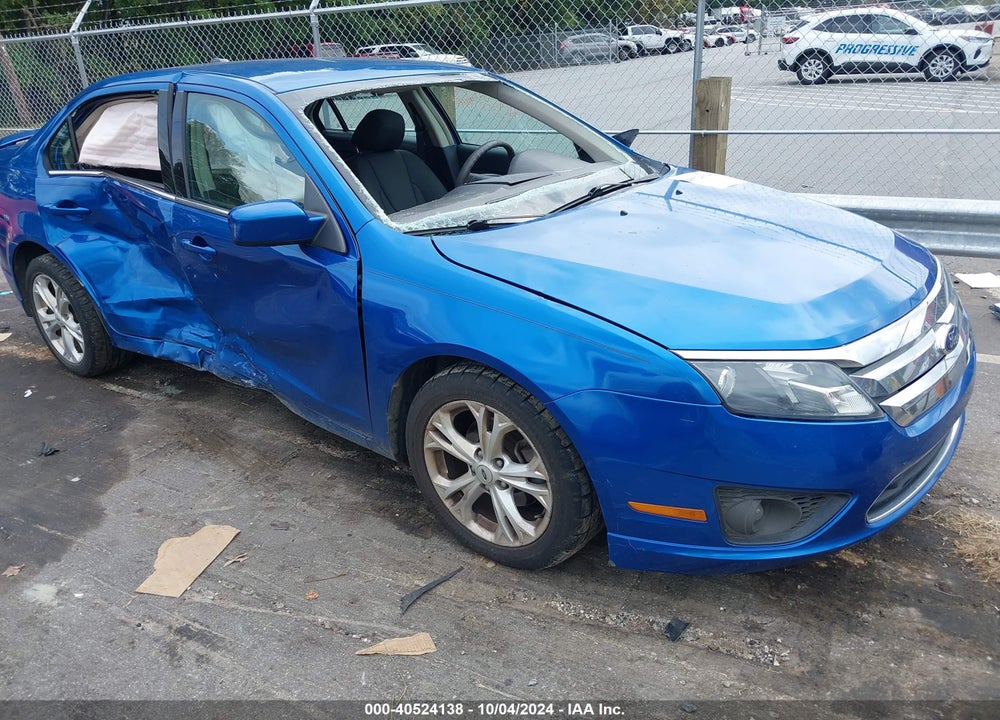 2012 FORD FUSION SE VIN: 3FAHP0HA6CR103851
