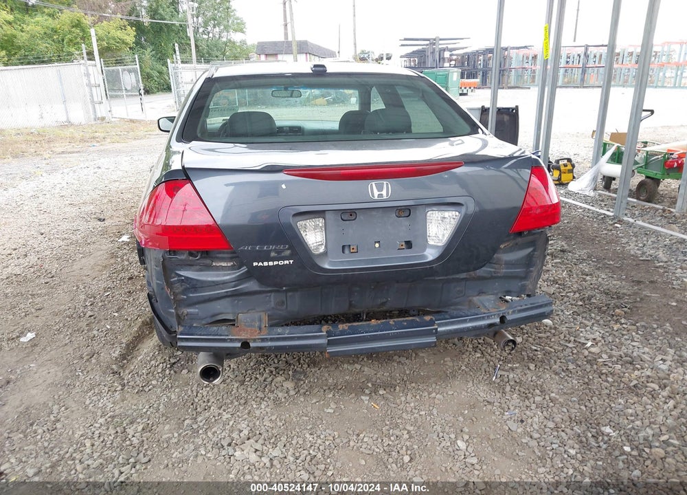 2007 HONDA ACCORD 3.0 EX VIN: 1HGCM665X7A074295