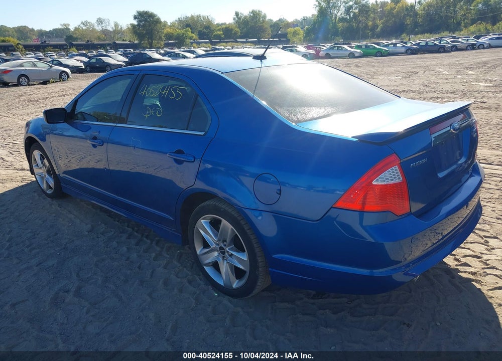 2012 FORD FUSION SPORT VIN: 3FAHP0DCXCR181346