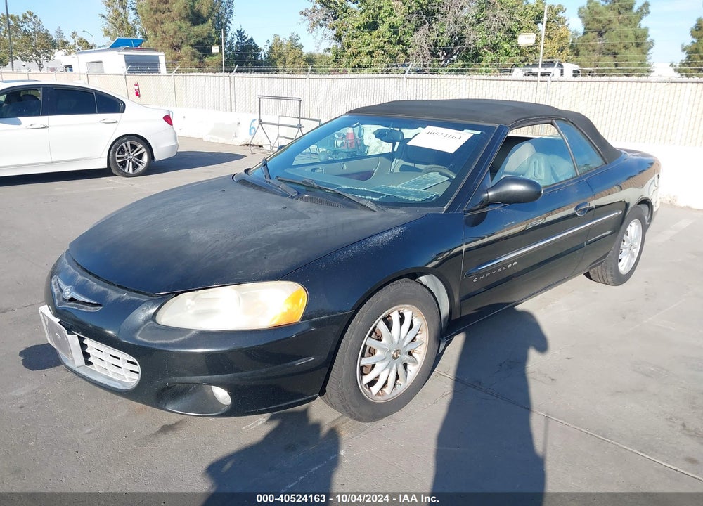 2001 CHRYSLER SEBRING LXI VIN: 1C3EL55U51N660470
