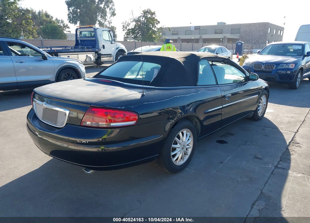 2001 CHRYSLER SEBRING LXI VIN: 1C3EL55U51N660470
