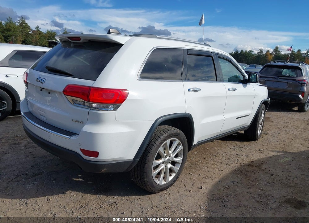 2017 JEEP GRAND CHEROKEE LIMITED 4X4 VIN: 1C4RJFBG1HC604944