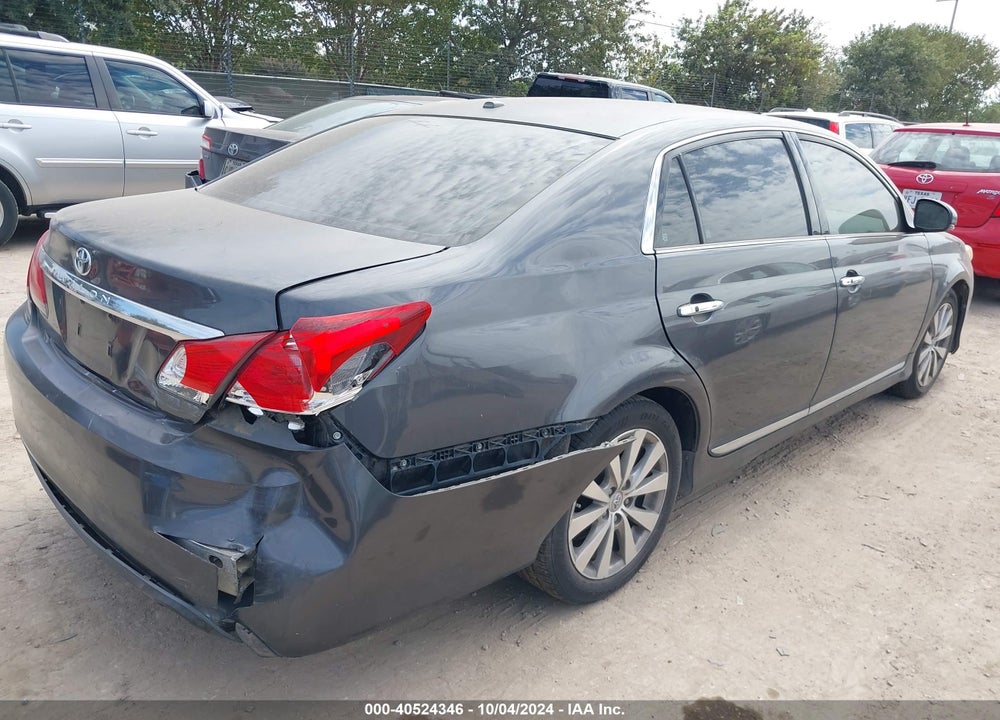 2011 TOYOTA AVALON VIN: 4T1BK3DB3BU381558