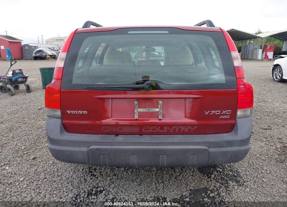 2002 VOLVO V70 XC VIN: YV1SZ58D821080366