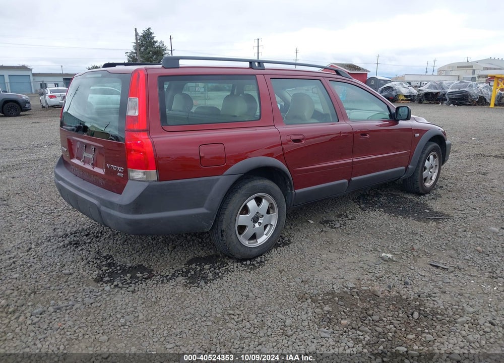 2002 VOLVO V70 XC VIN: YV1SZ58D821080366