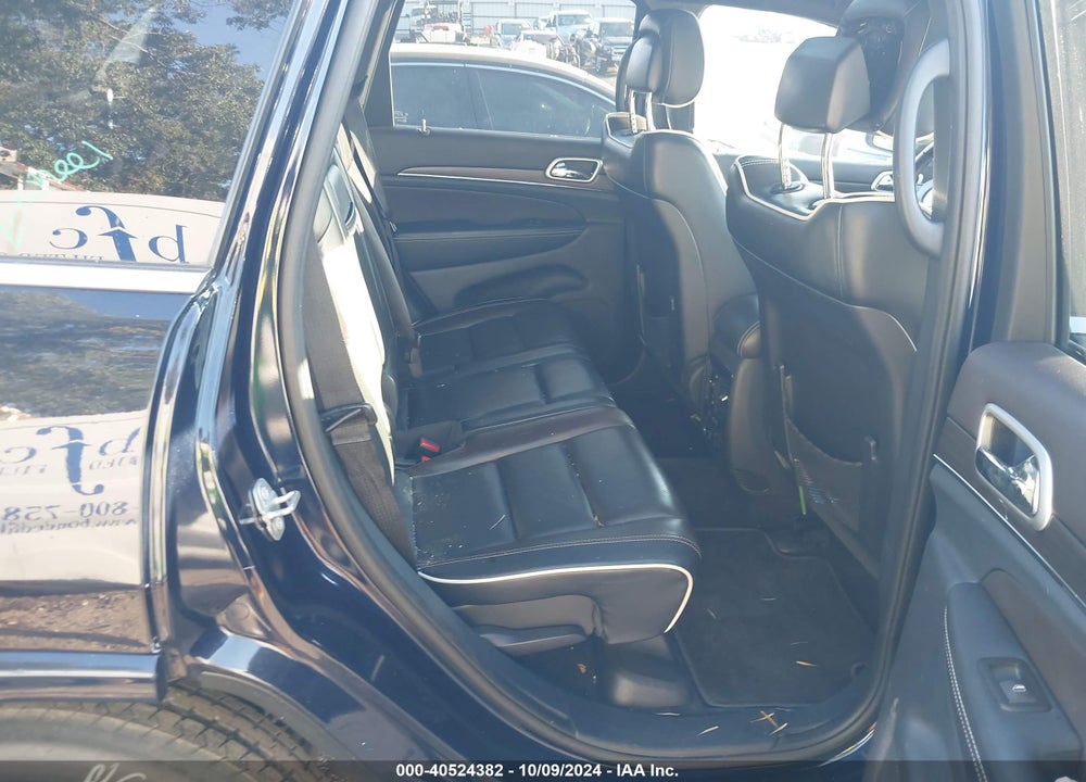 2016 JEEP GRAND CHEROKEE OVERLAND VIN: 1C4RJECG0GC336363