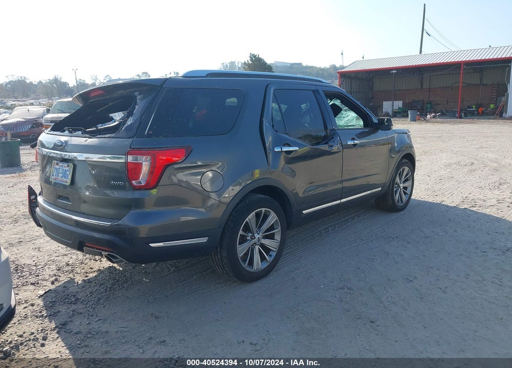 2018 FORD EXPLORER LIMITED VIN: 1FM5K8F81JGA70882