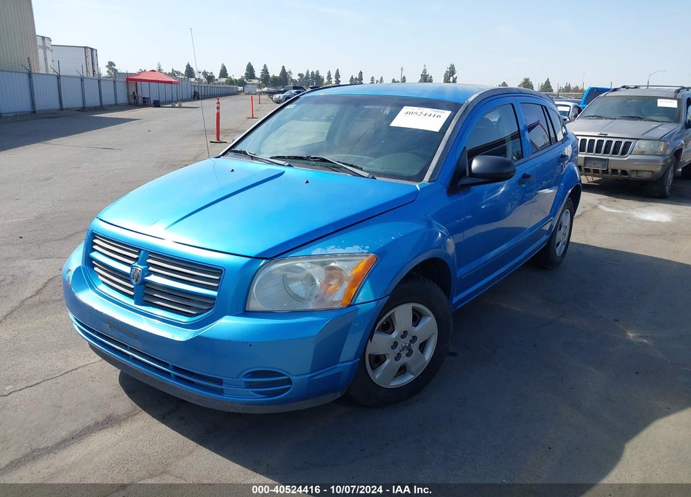 2008 DODGE CALIBER SE VIN: 1B3HB28B58D678411