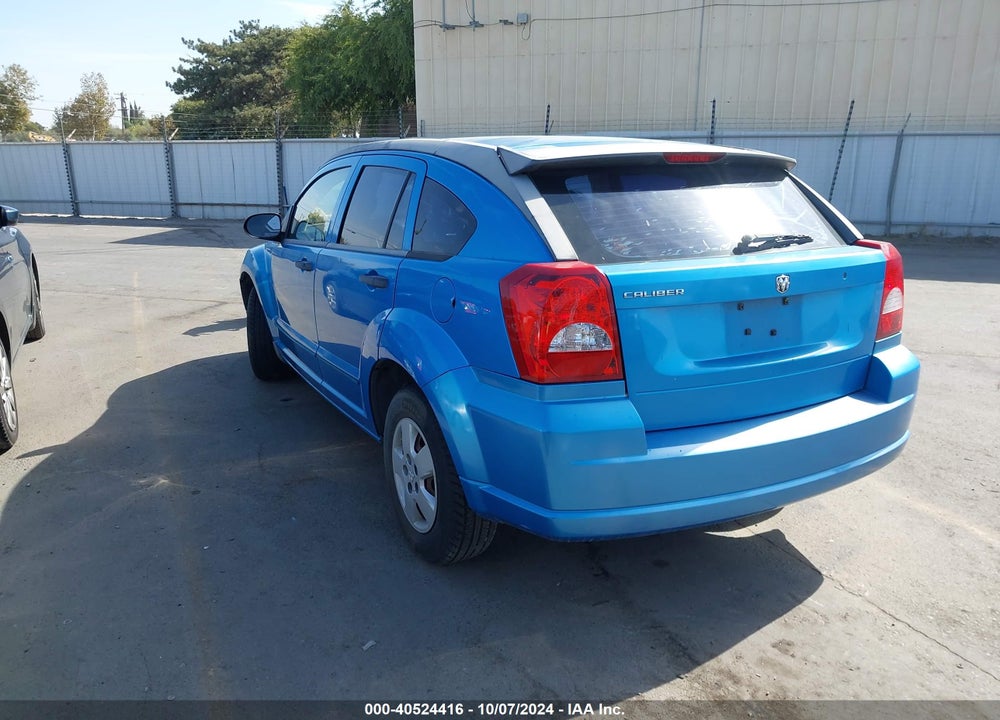 2008 DODGE CALIBER SE VIN: 1B3HB28B58D678411