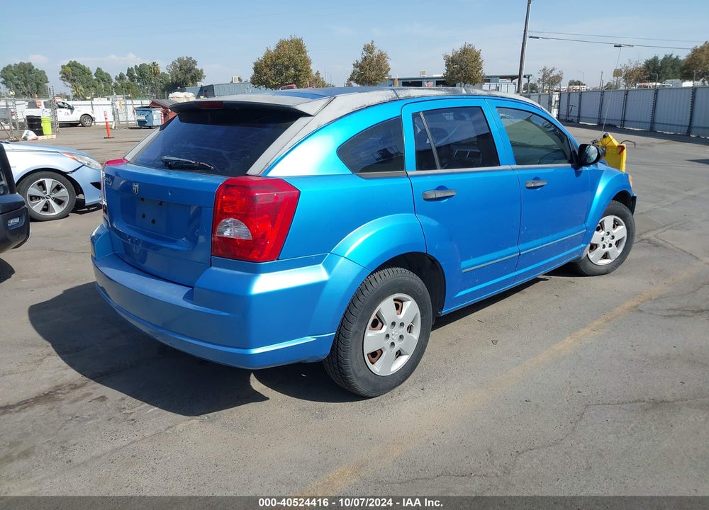 2008 DODGE CALIBER SE VIN: 1B3HB28B58D678411