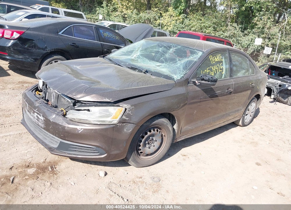 2012 VOLKSWAGEN JETTA 2.0L S VIN: 3VW2K7AJ2CM304660