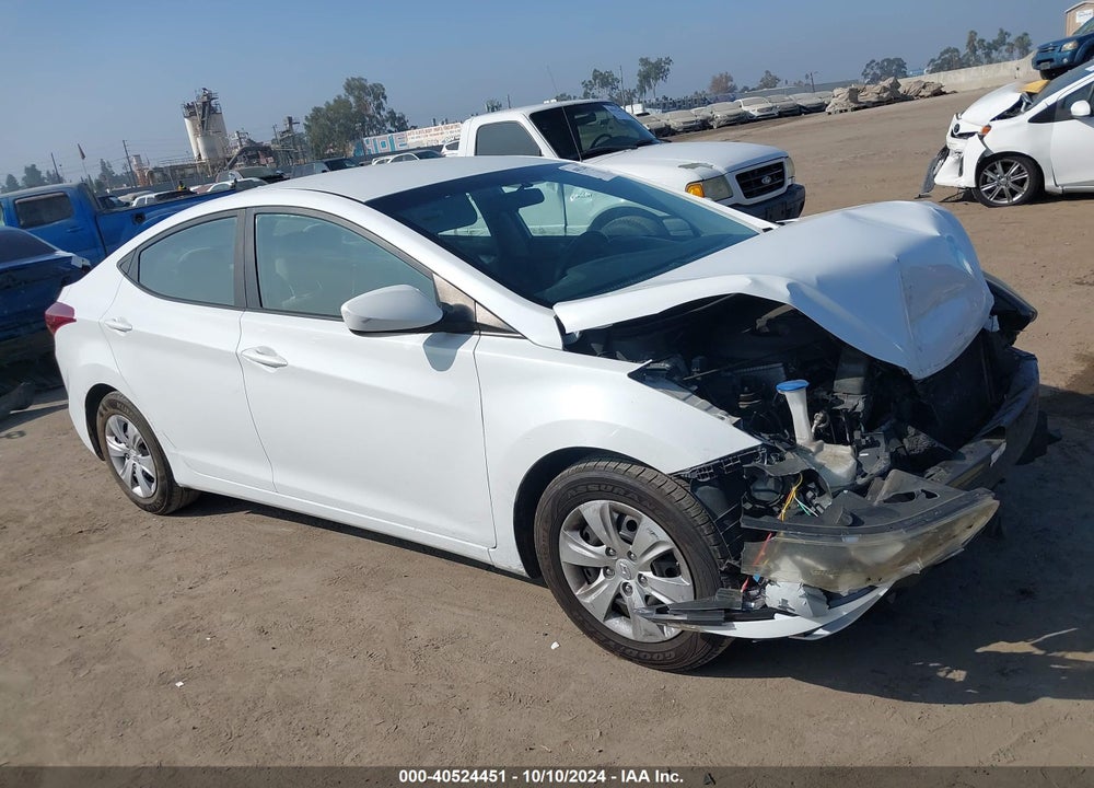 2016 HYUNDAI ELANTRA SE VIN: 5NPDH4AE9GH717036