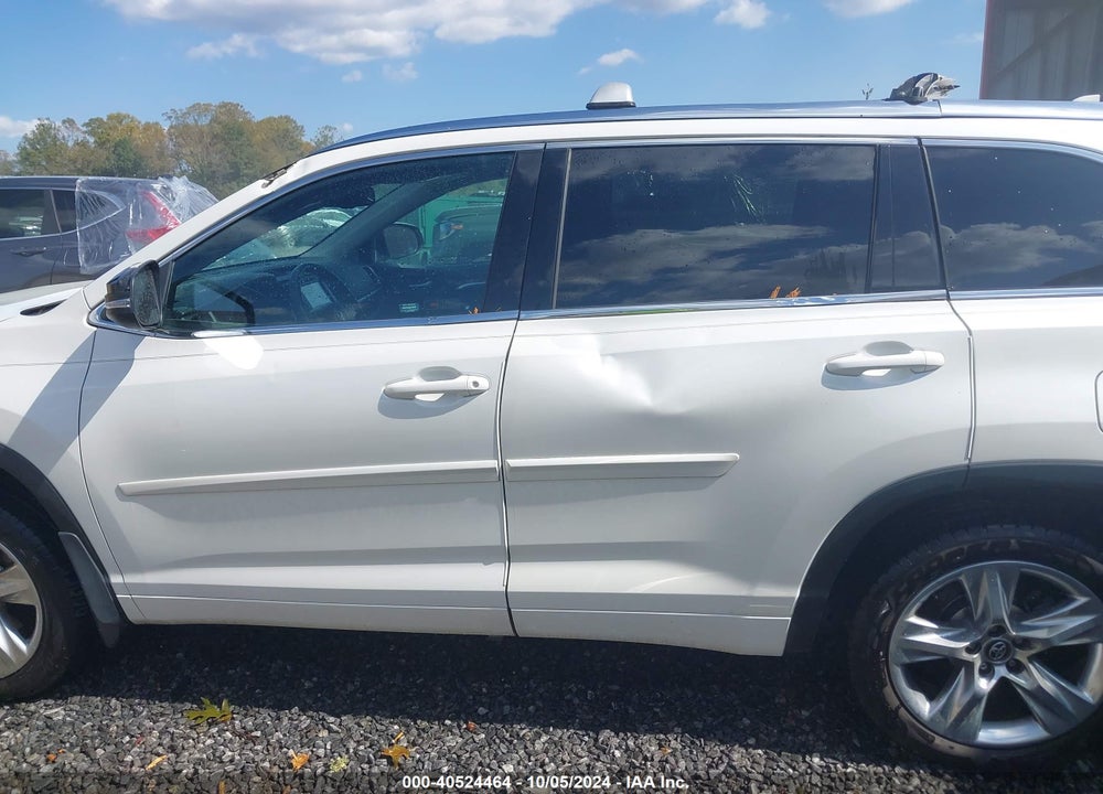 2016 TOYOTA HIGHLANDER LIMITED V6 VIN: 5TDDKRFH2GS292299