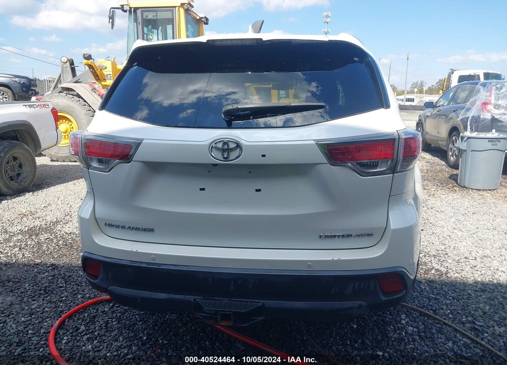 2016 TOYOTA HIGHLANDER LIMITED V6 VIN: 5TDDKRFH2GS292299