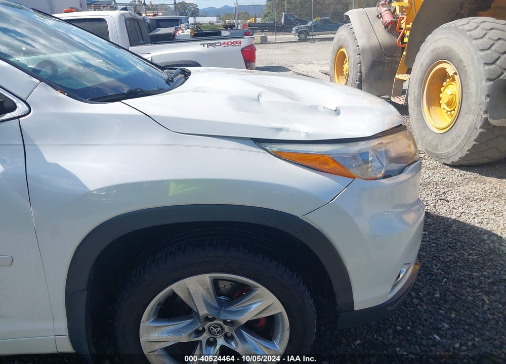 2016 TOYOTA HIGHLANDER LIMITED V6 VIN: 5TDDKRFH2GS292299