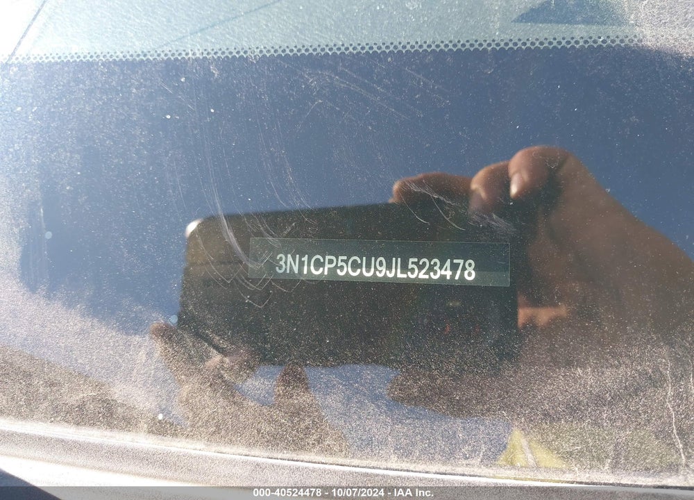2018 NISSAN KICKS S VIN: 3N1CP5CU9JL523478
