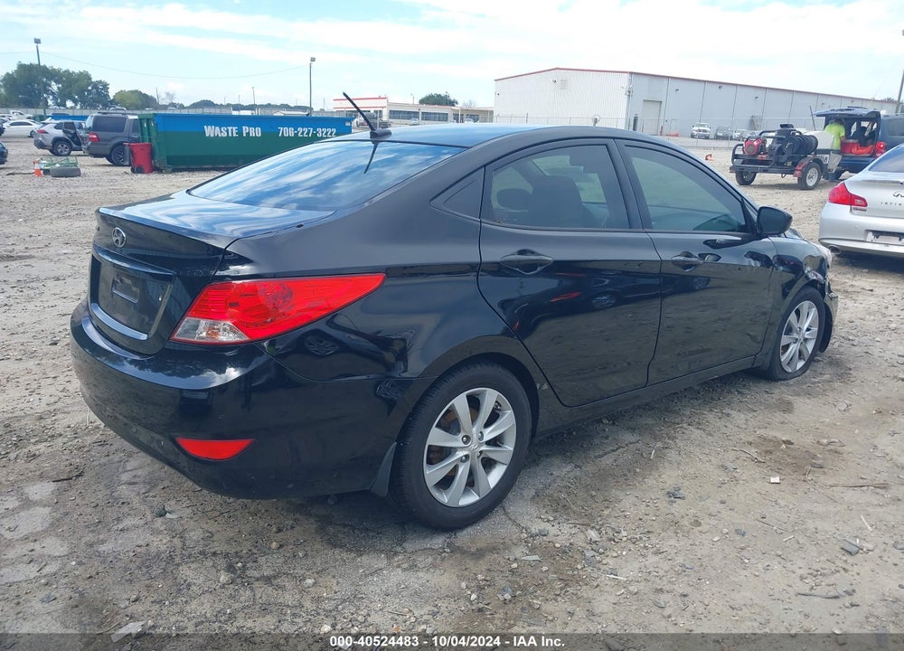 2013 HYUNDAI ACCENT GLS VIN: KMHCU4AE2DU423613