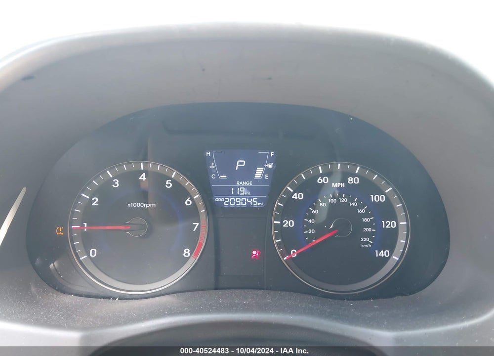 2013 HYUNDAI ACCENT GLS VIN: KMHCU4AE2DU423613