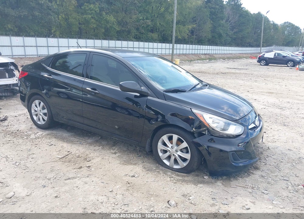 2013 HYUNDAI ACCENT GLS VIN: KMHCU4AE2DU423613