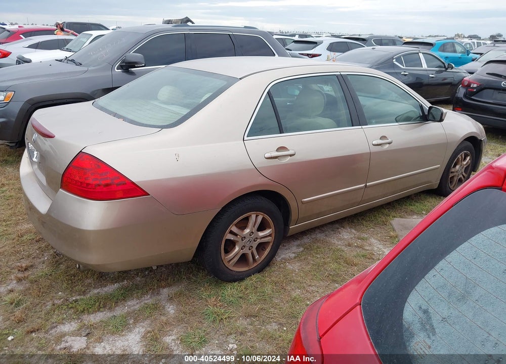 2007 HONDA ACCORD 2.4 EX VIN: 1HGCM56737A011664