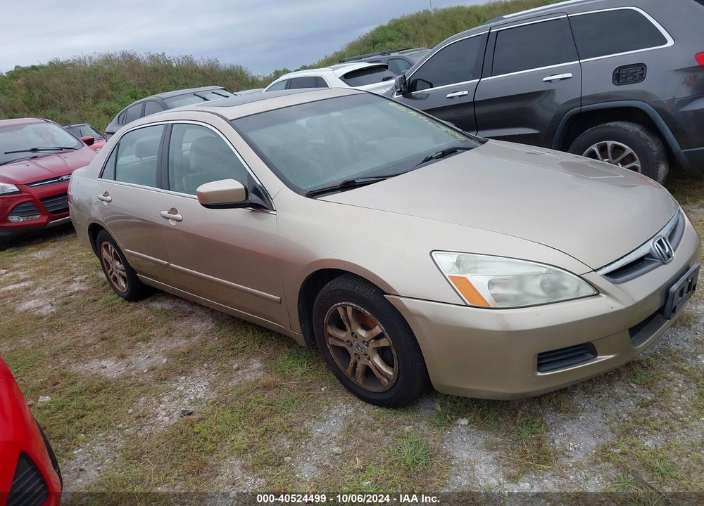 2007 HONDA ACCORD 2.4 EX VIN: 1HGCM56737A011664