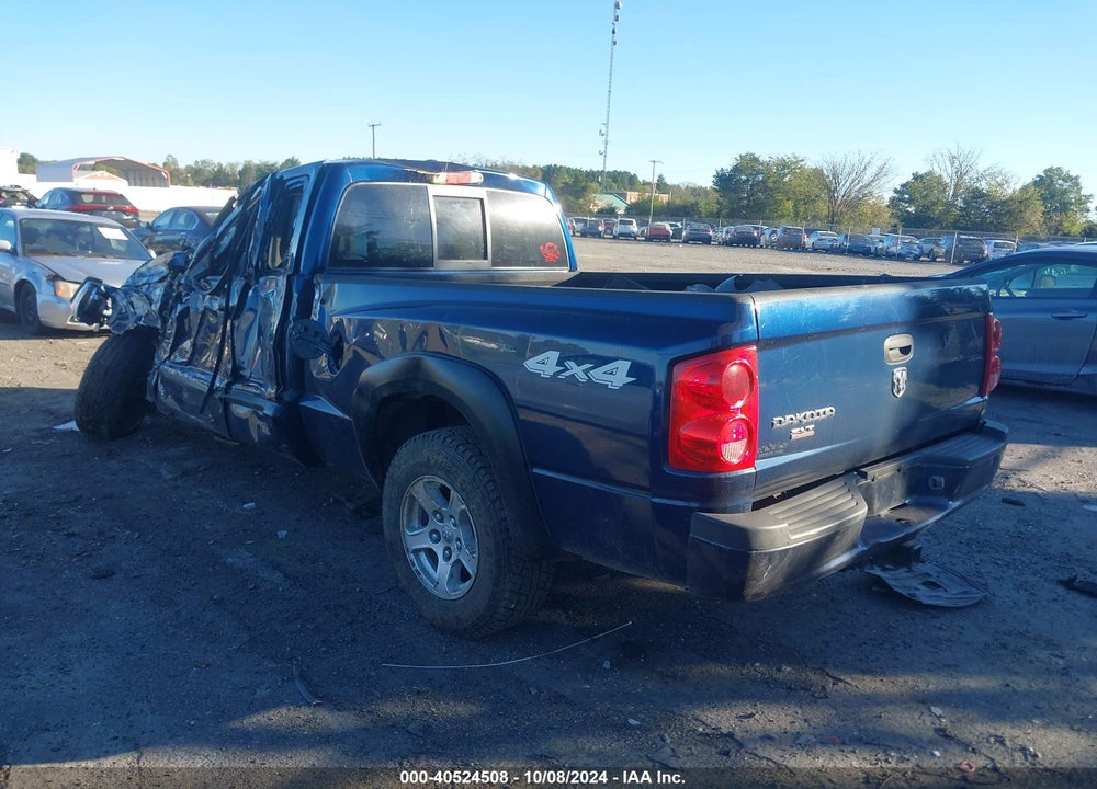 2007 DODGE DAKOTA SLT VIN: 1D7HW42K67S138329