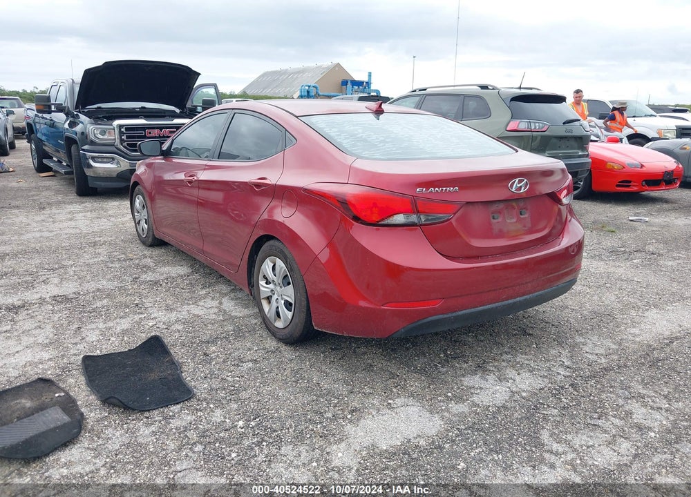 2016 HYUNDAI ELANTRA SE VIN: 5NPDH4AE2GH768278