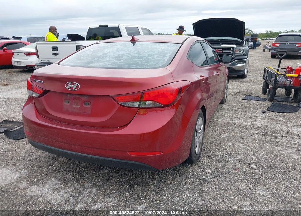 2016 HYUNDAI ELANTRA SE VIN: 5NPDH4AE2GH768278