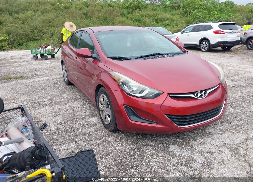 2016 HYUNDAI ELANTRA SE VIN: 5NPDH4AE2GH768278
