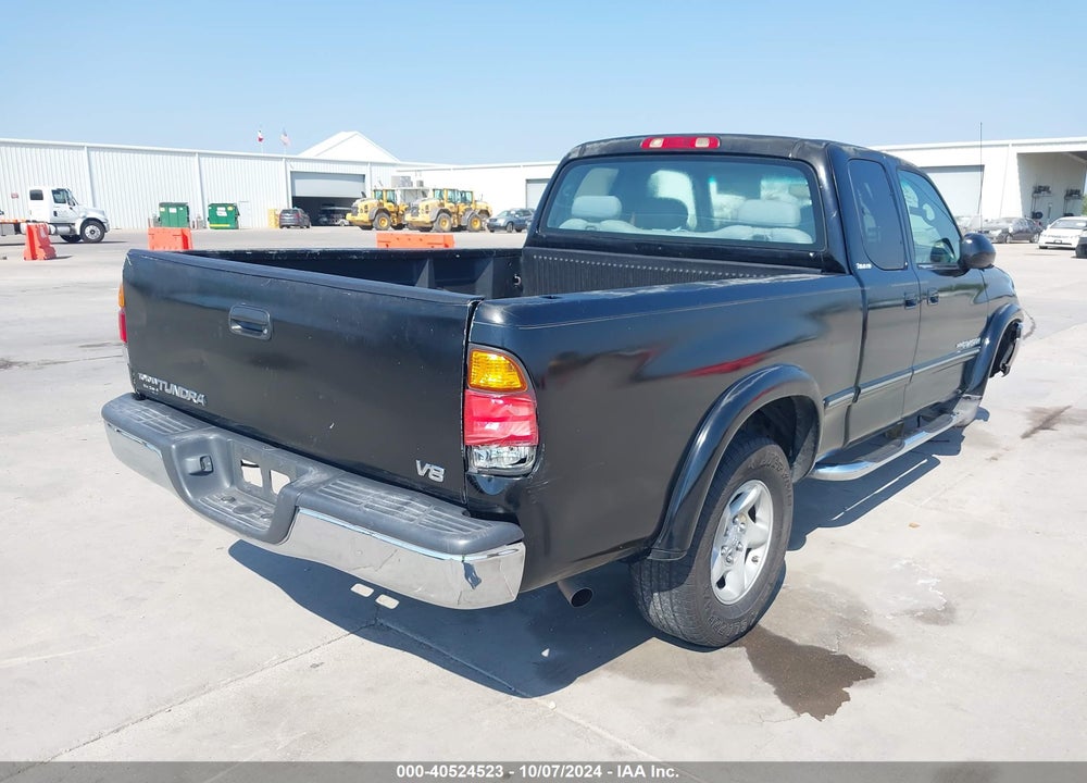 2000 TOYOTA TUNDRA LTD V8 VIN: 5TBRT3814YS078277