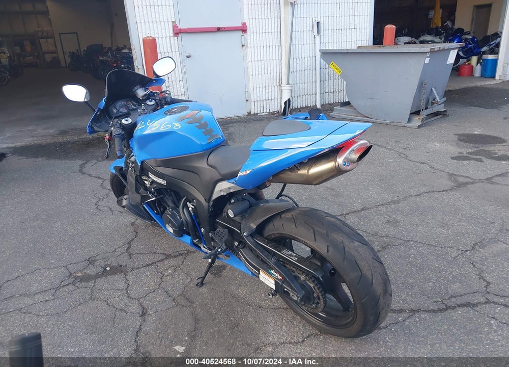 2008 HONDA CBR600 RR VIN: JH2PC40038M101946