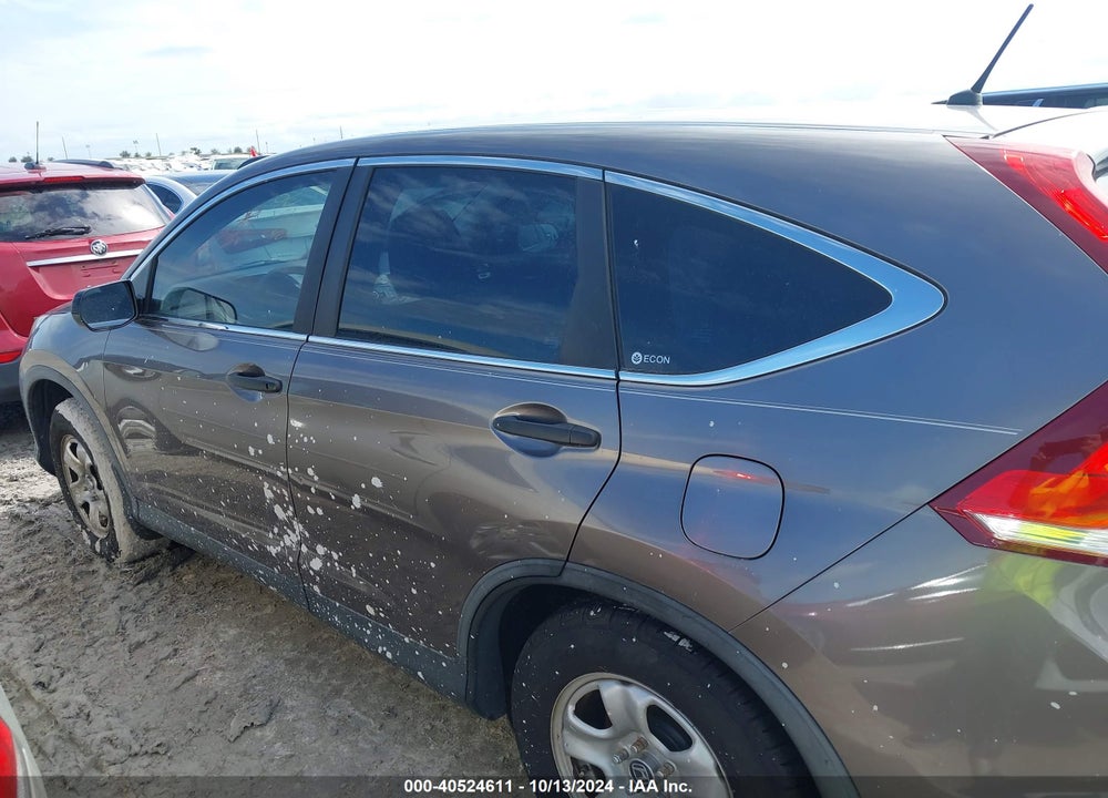 2012 HONDA CR-V LX VIN: 5J6RM3H38CL016309