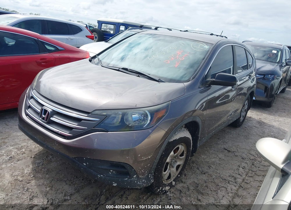 2012 HONDA CR-V LX VIN: 5J6RM3H38CL016309