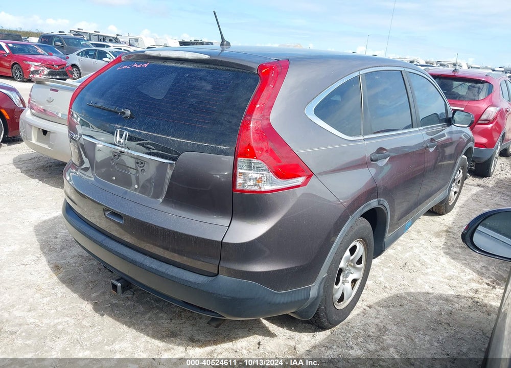 2012 HONDA CR-V LX VIN: 5J6RM3H38CL016309